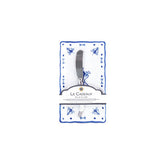 Le Cadeaux Moroccan Blue Butter Dish and Spreader Gift Set - 20% OFF